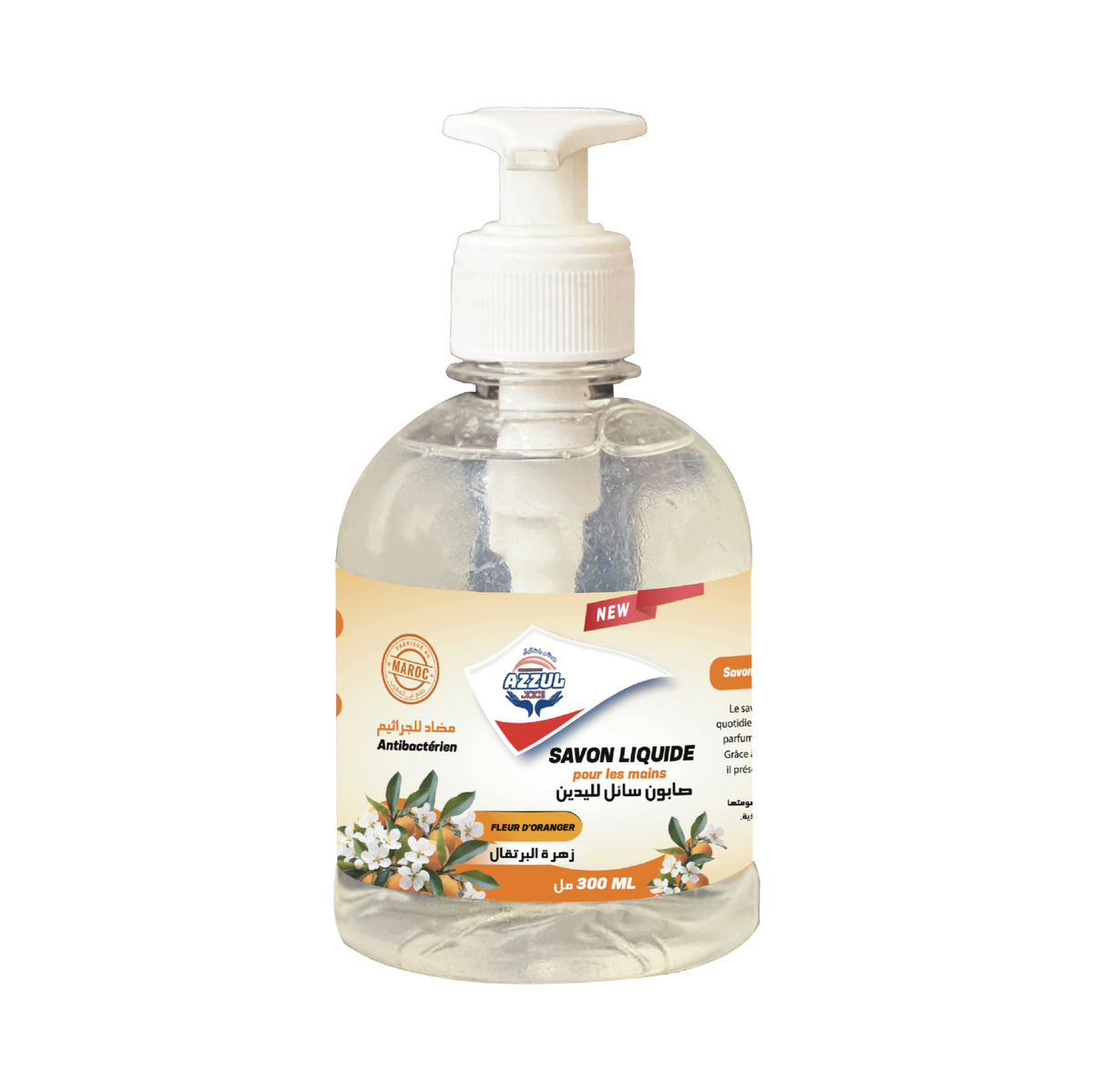 AZZUL Orange Blossom Scented Liquid Hand Soap 300ml