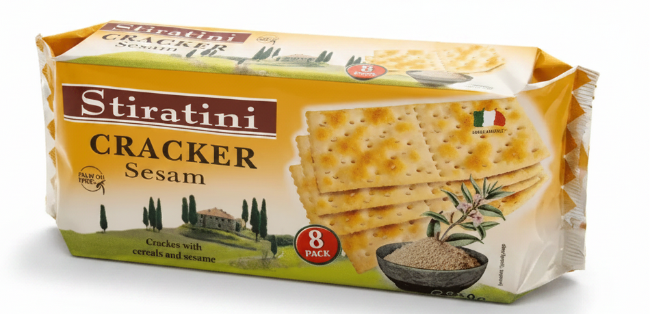 Biscuits Cracker sésame- Stiratini 250g