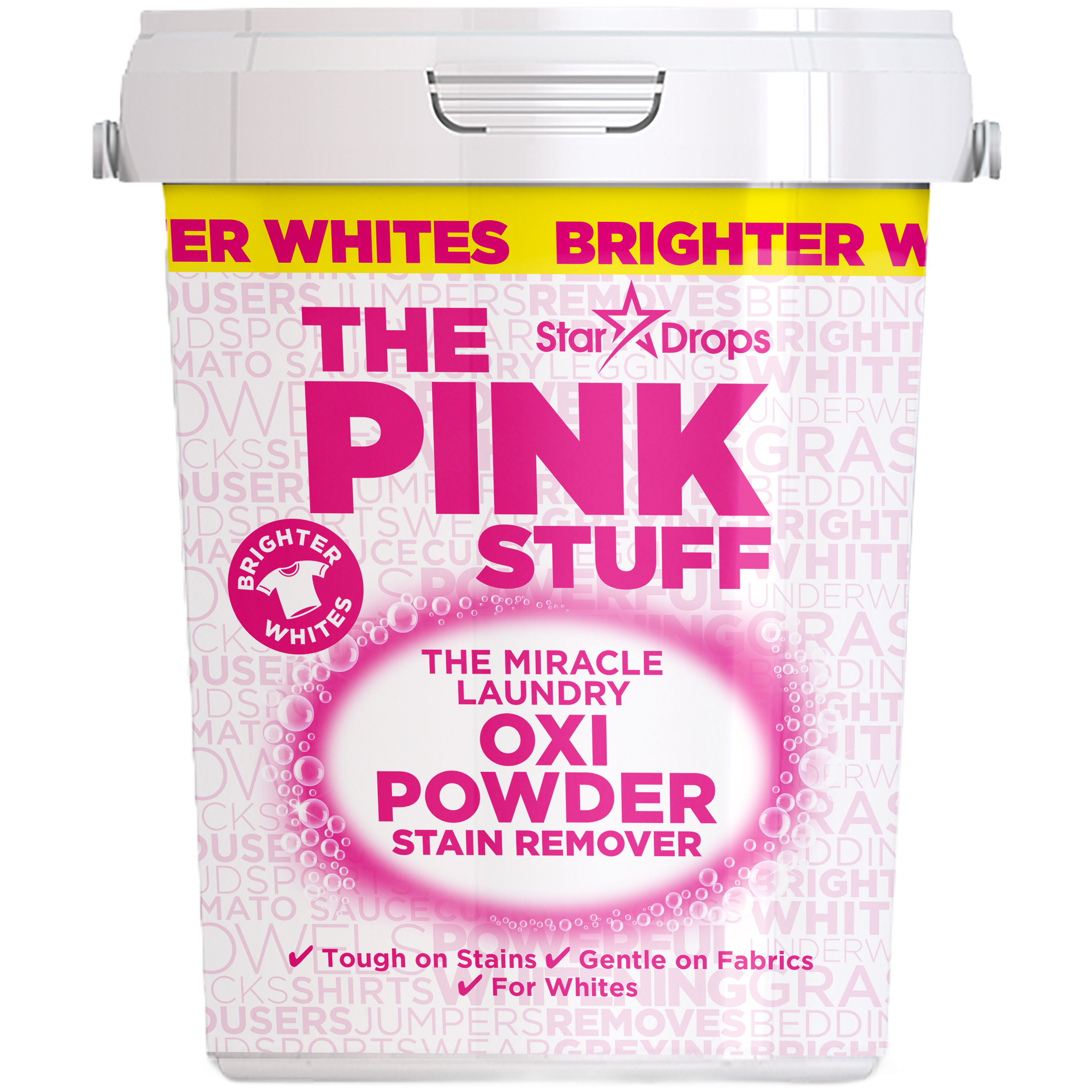 Détachant en Poudre OXI Miracle Pour Linge Blancs The Pink Stuff 1kg
