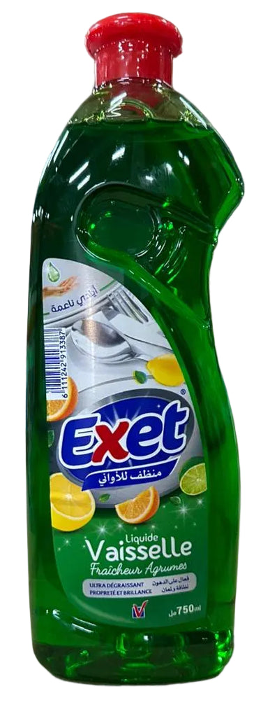 Exet Citrus Dishwashing Liquid 750ML