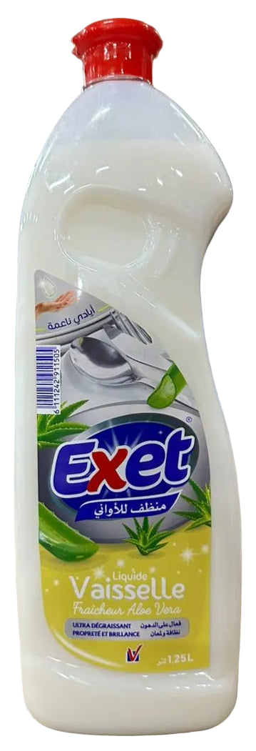 Liquide vaisselle aloe vera Exet 1.25L