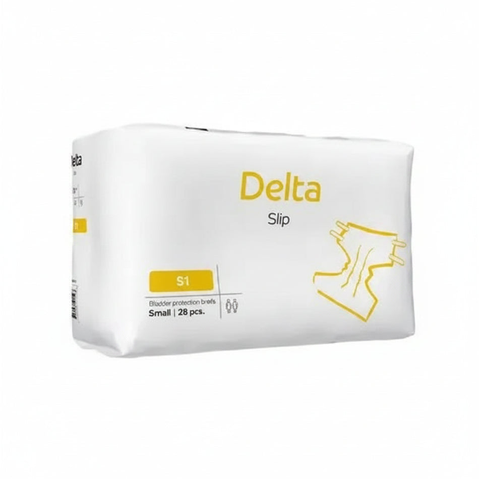 28 Adult Diapers in Scratch Delta Slip Size S1