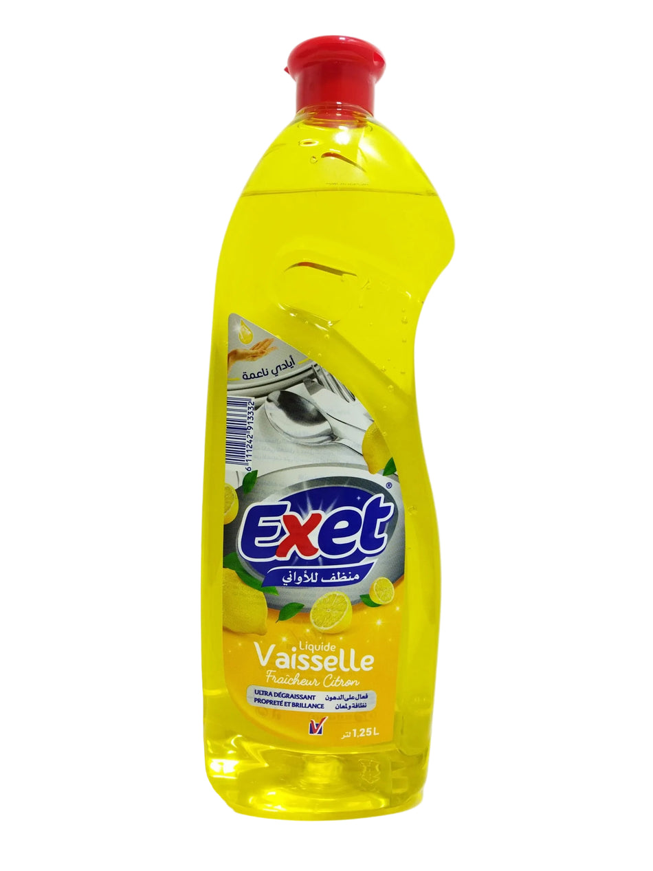 Liquide vaisselle citron Exet 1.25L