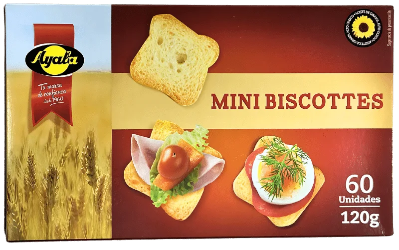Ayala Mini Rusks 60 units 120g
