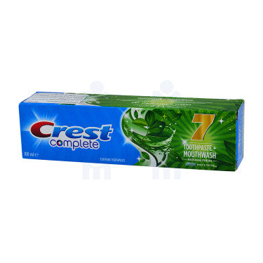 Toothpaste Complete Natural Fresh Mint Crest 100ml