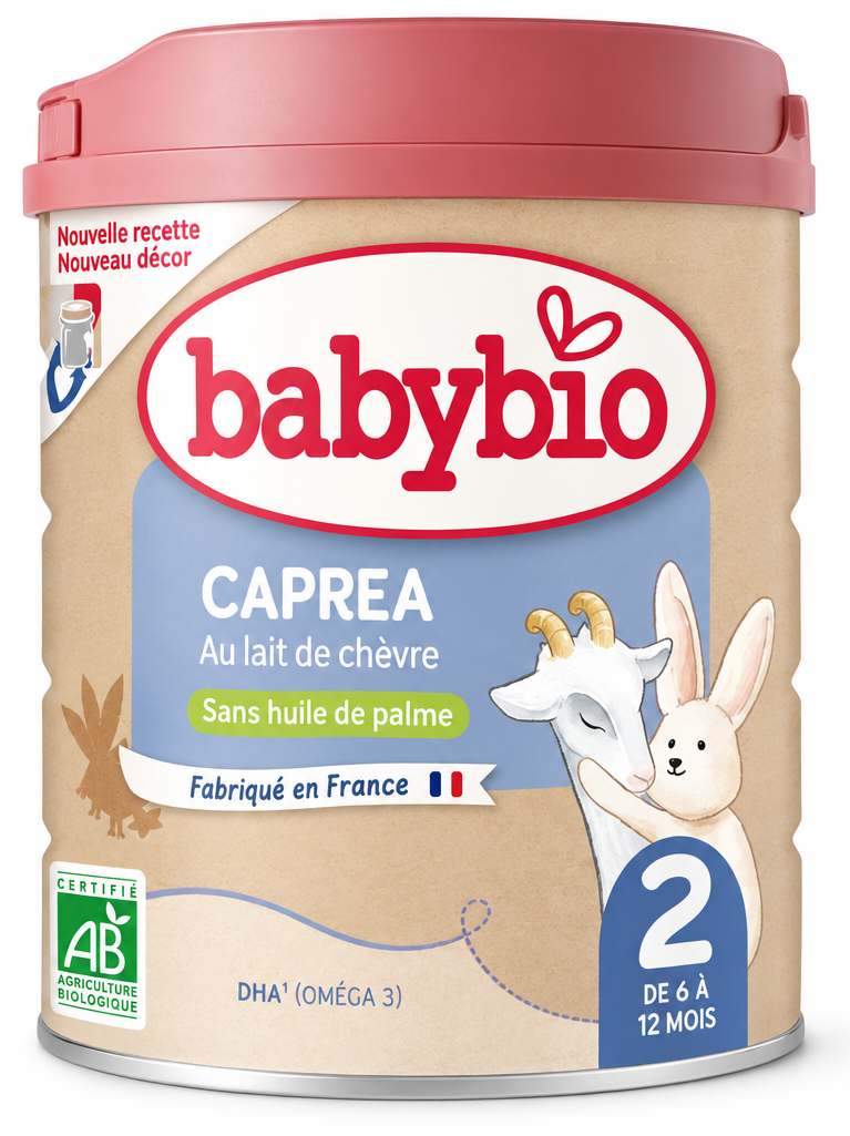 Lait Infantile de Suite au Lait de Chèvre Caprea 2 Babybio 800G