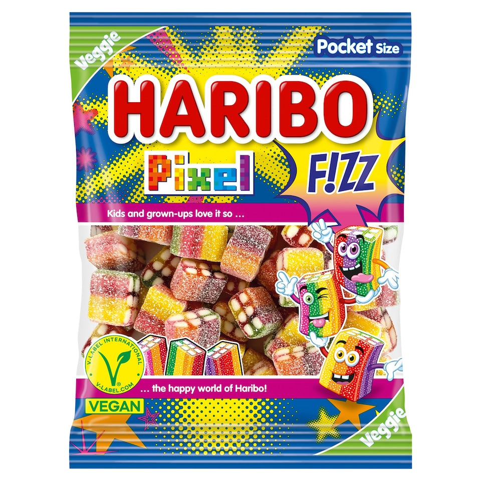 Haribo Pixel Fizz Candy 70g