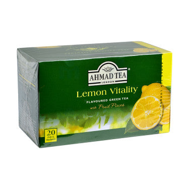 Tés Verdes Sabor Limón Té Ahmad 20 Sobres 40 g