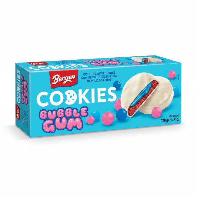 Cookies Gourmands Saveur Bubble Gum Bergen 128g