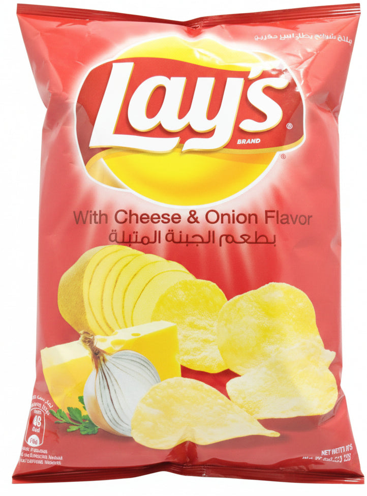Lay's Crispy Cheese & Onion Crisps 97g
