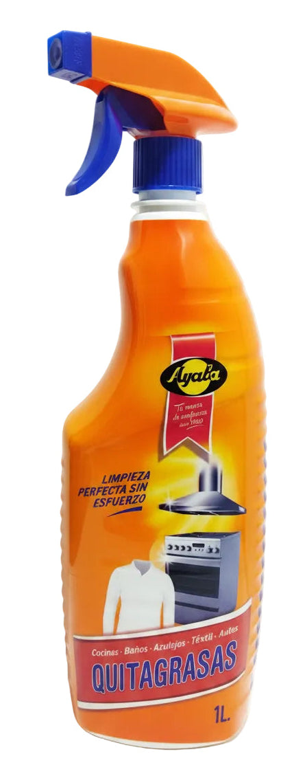 Dégraissant Cuisine en Spray – Élimine les Graisses et Saletés Tenaces AYALA 1 L