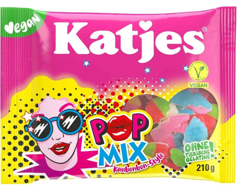 Katjes Pop Mix Gummy Candy Assortment 210G