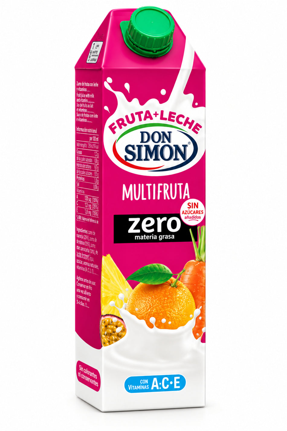 Boisson Multifruits Zero Sans Sucres Ajoutés Don Simon 1 L