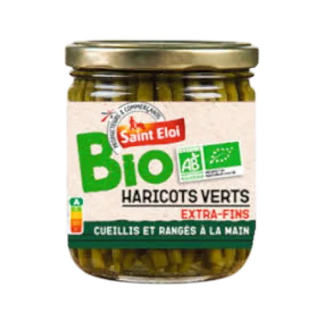 Haricots Verts Extra Fins Bio Saint Eloi 180g