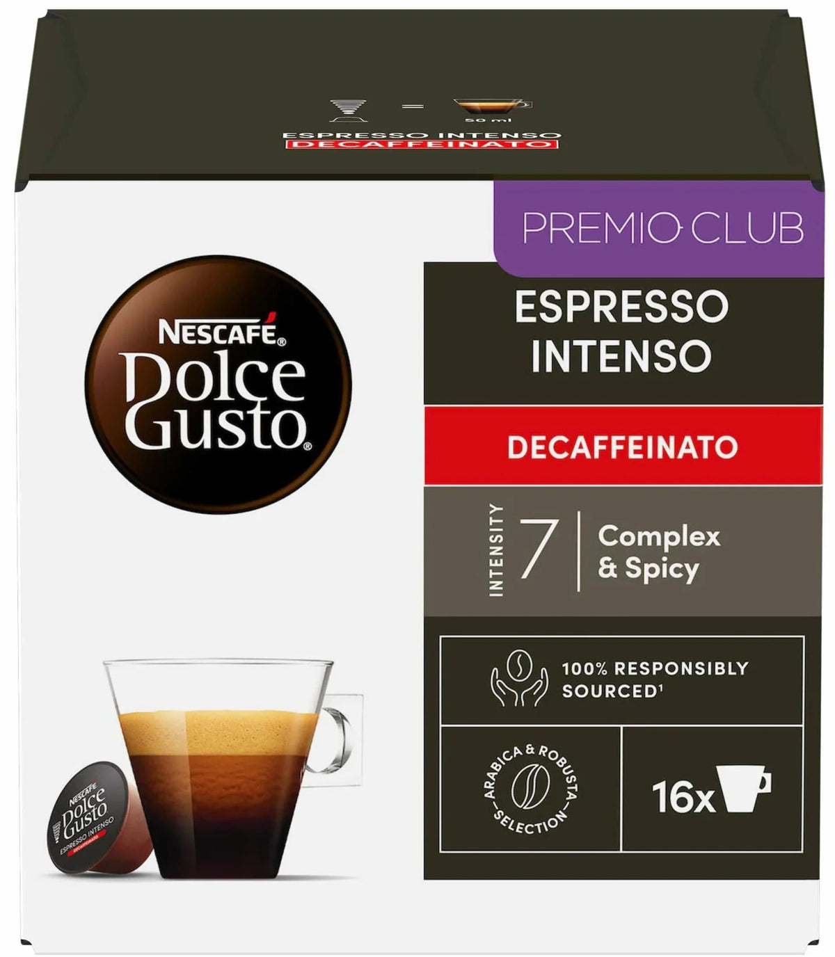 16 Nescafé Dolce Gusto Intenso Latte Capsules