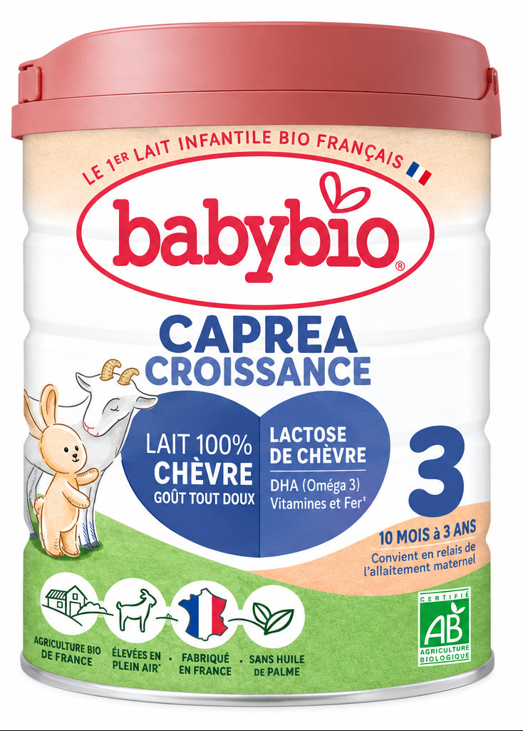 Lait de Croissance au Lait de Chèvre Caprea 3 Babybio 800G