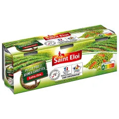 Petits pois et jeunes Carottes Extra-fins Saint Eloi 3x130g