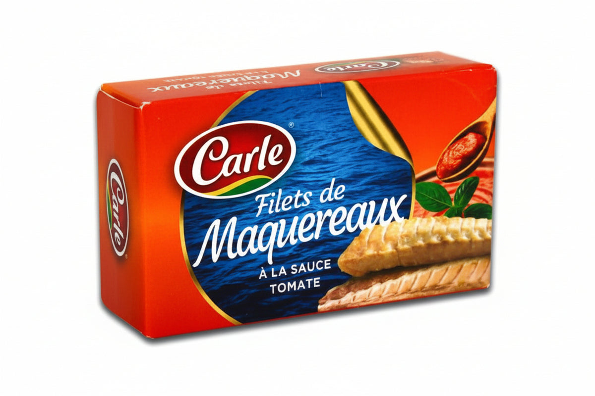 Mackerel fillets in tomato sauce Carle 125g