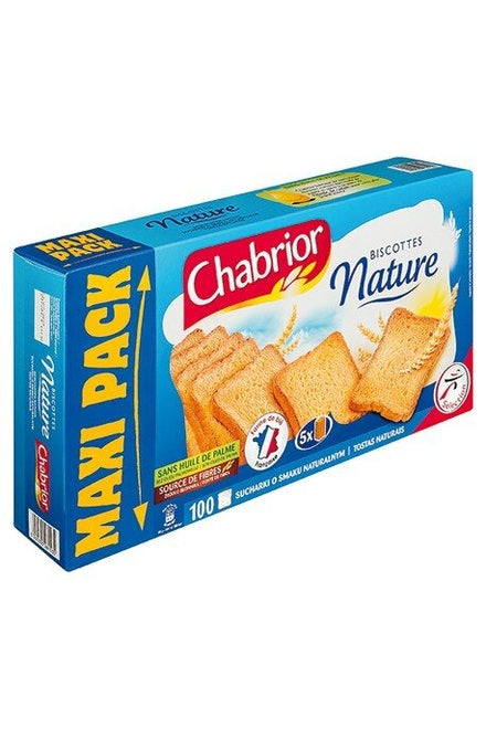 100 بسكويت سادة عبوة ماي 830 جرام شابريور