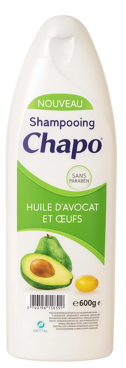 Chapo Avocado & Egg Shampoo 600g