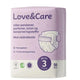 Couches bébé Love and Care 3 junior 5-9 kg 56 unités