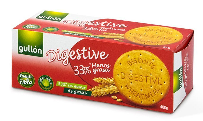 Biscuits Allégés 33 % Moins de Graisses Gullón Digestive 400g