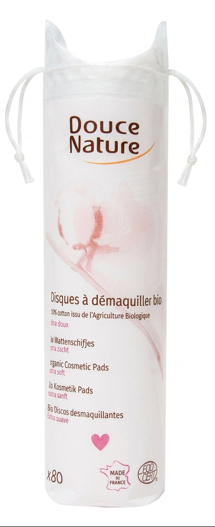 Disques à Démaquiller Douce Nature 80 Unités