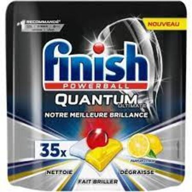 35 Dishwasher Tablets Powerball Ultimate All-in-1 Lemon Finish