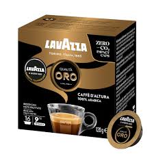 16 capsules of Lavazza a Modo Mio ORO NERO coffee, intensity 9