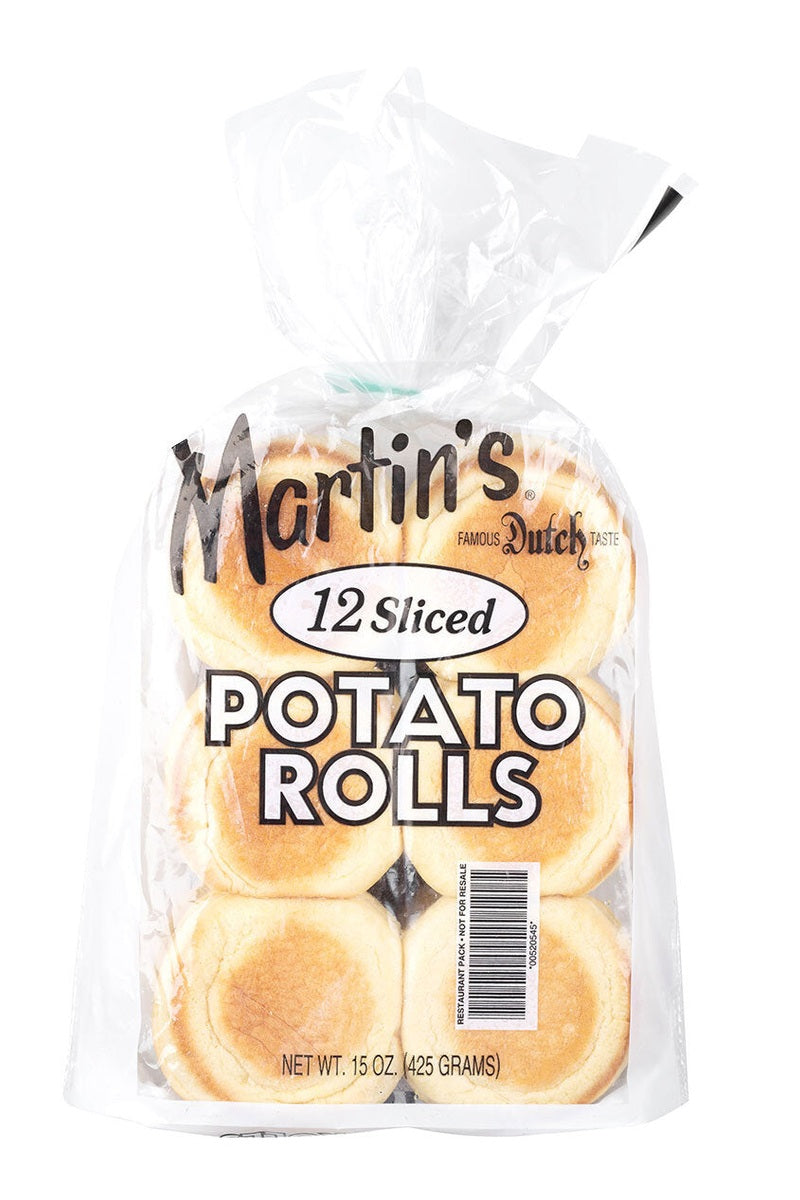 12 Martin's Mini Sliced ​​Potato Rolls 425g 
