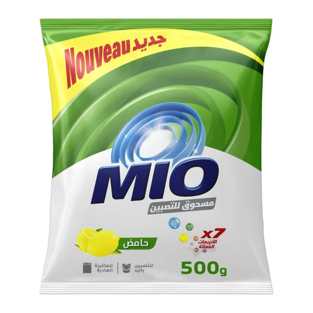 Semi-automatic hand wash detergent, lemon, 500g - MIO