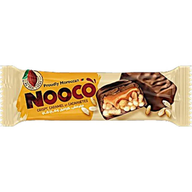 نوكو كريسبي كاراميل بينوت بار 40 جم