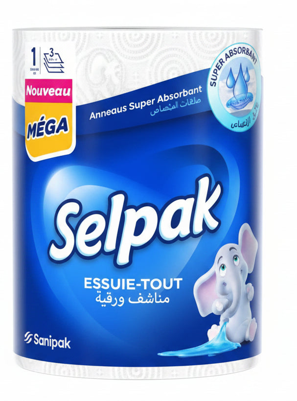Selpak Mega 3-Ply Paper Towel
