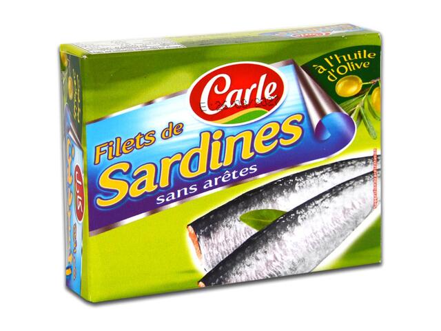 Sardine fillets in olive oil Carle 115g