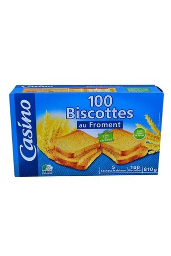 100 Biscottes au Froment  Casino  810 g