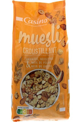 Casino Crunchy Muesli Cereal with Almonds, Hazelnuts, Pecans and Brazil Nuts 500g