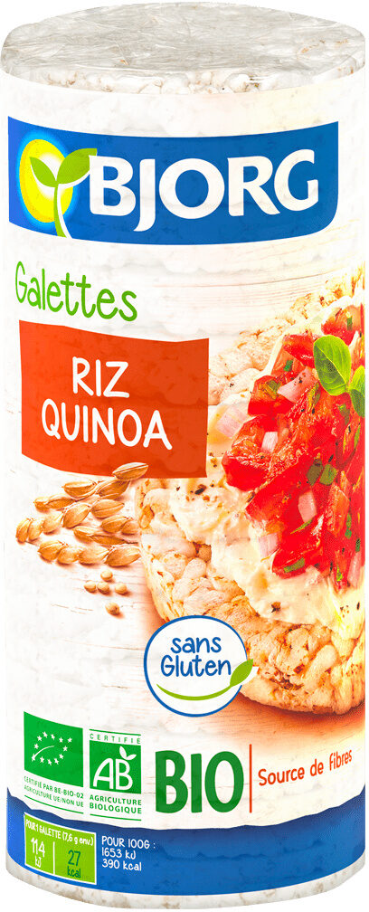 Galettes de Riz Quinoa sans gluten Bjorg 130g
