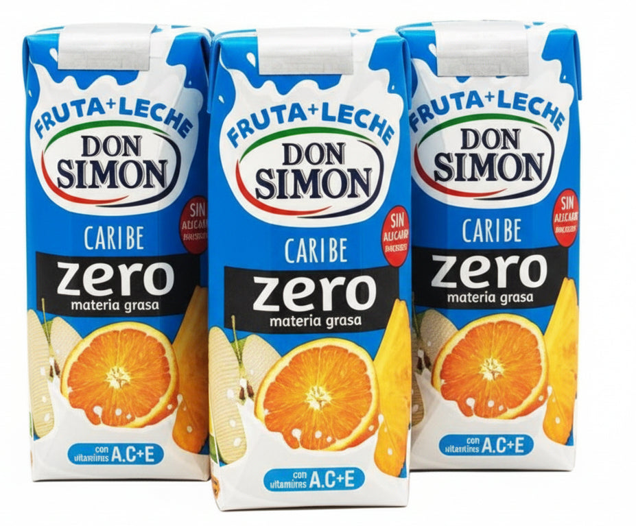 Don Simon Zero Caribe Sugar-Free Fruit Drink 3 x 330ml
