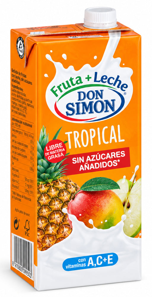 Boisson Tropicale Zero Sans Sucres Ajoutés Don Simon 1L