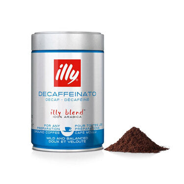 Café Moulu Décaféiné illy  250 g