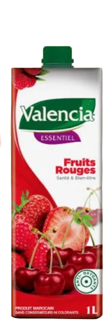 Jus essentiel fruit rouge Valencia 1L