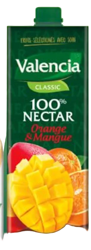 100% Nectar orange mangue Valencia 1L