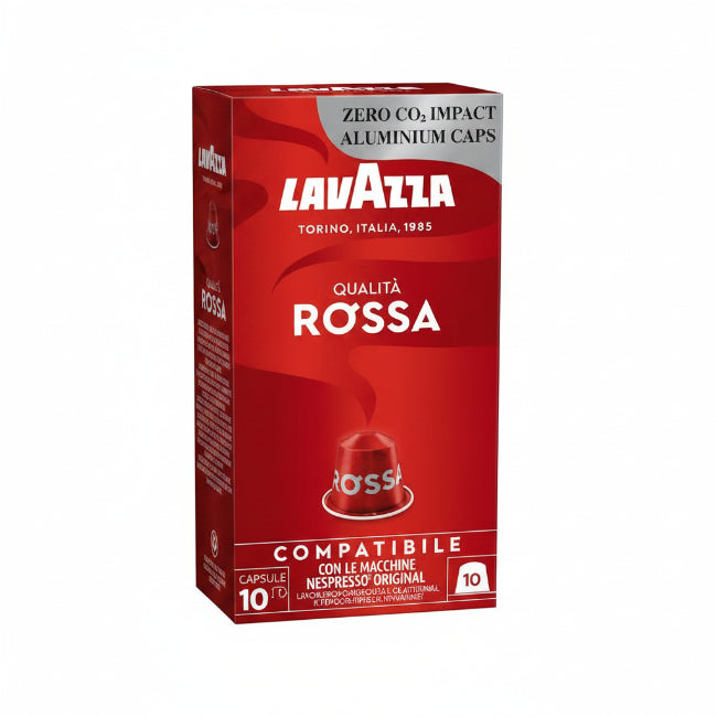 10 Capsules Compatibles Nespresso® Original | Café Intense 10 Qualità Rossa Lavazza 57G