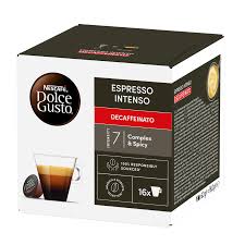 Espresso Intenso Decaffeinato 16 capsules Dolce Gusto