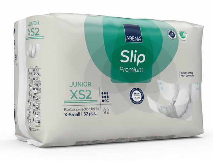 حفاضات للمراهقين – حفاضات ABENA Slip Junior XS2 Premium عدد 32 قطعة