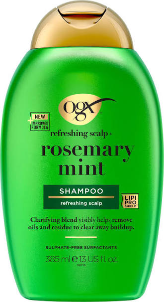 Shampoing Romarin & Menthe – Clarifiant, Purifiant & Rafraîchissant OGX 385 ml