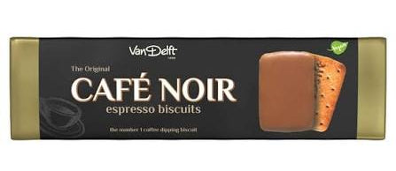 Gourmet Coffee Biscuits - Classic Van Delft Black Coffee Biscuits 200g