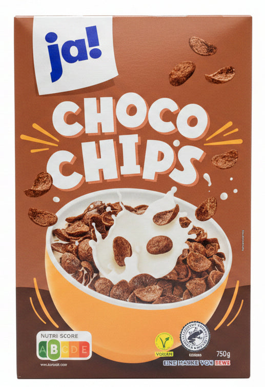 Corn Flakes with Chocolate Chips JA! 750g