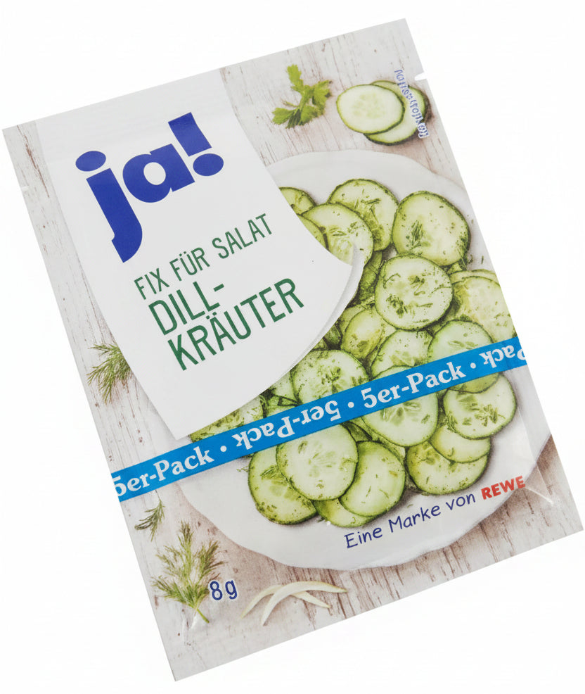 Salad Herb and Dill Dressing Mix JA! 5 × 8G