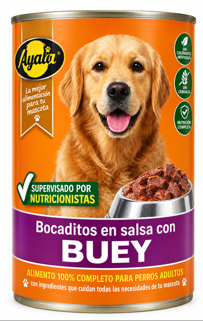 Friandises pour Chien au Bœuf Bocaditos Ayala 1,25 KG